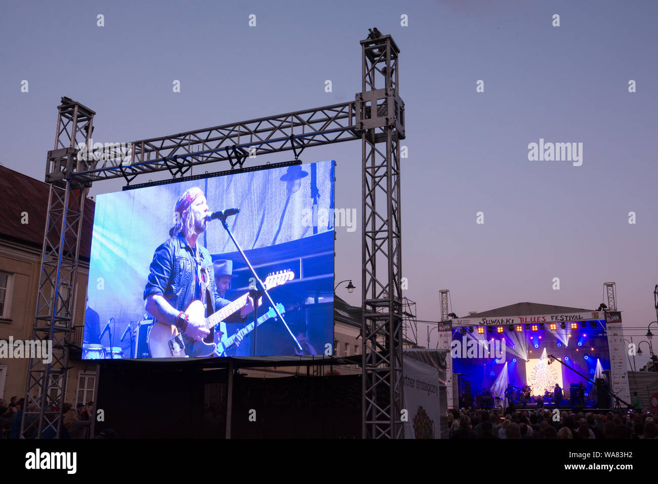 Il 14 luglio 2019, la Allman Betts Band (USA) concerto durante Suwałki Blues Festival Foto Stock