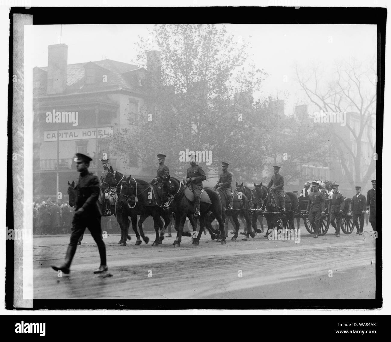La sepoltura di un soldato sconosciuto Foto Stock