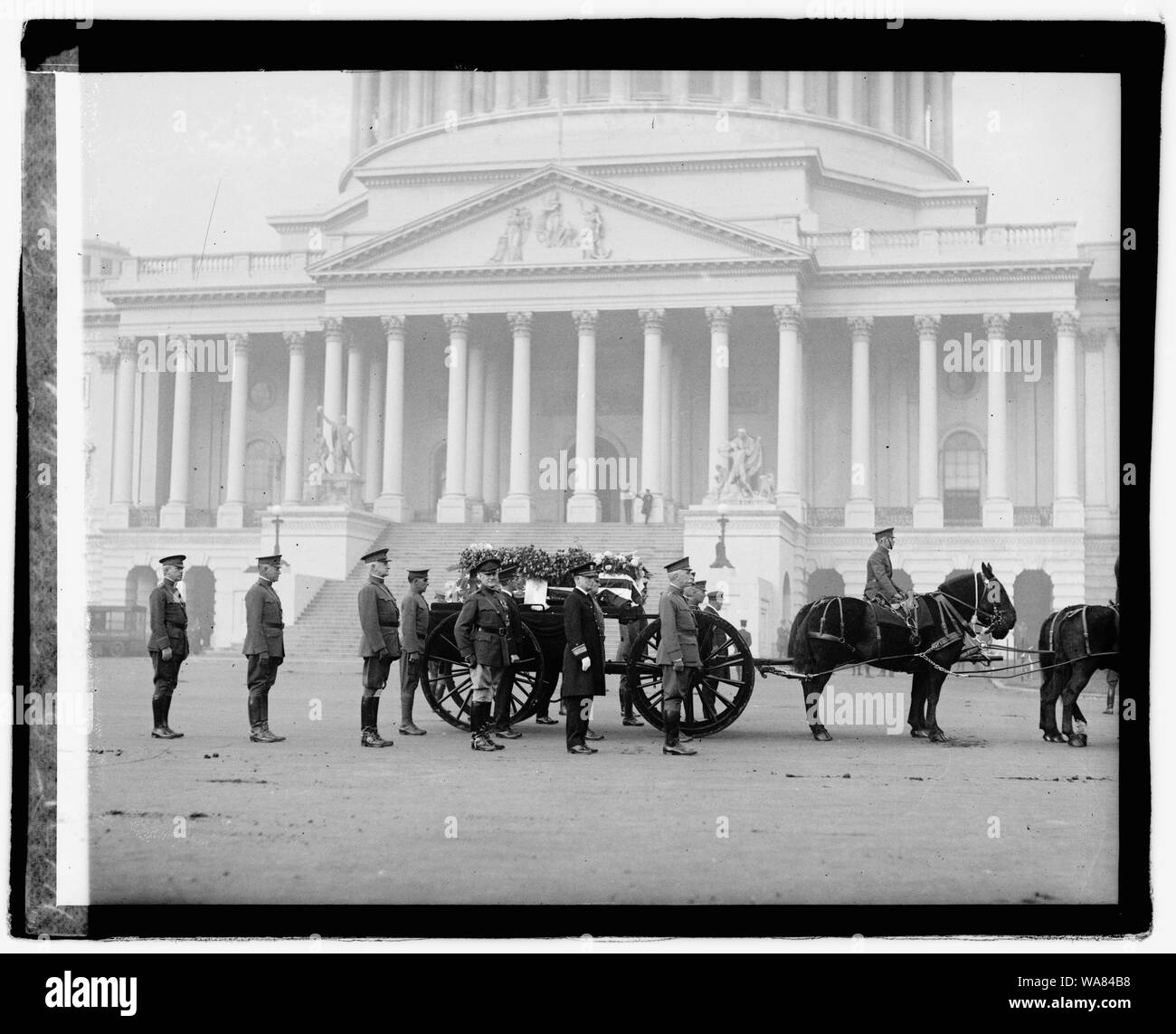 La sepoltura di un soldato sconosciuto Foto Stock