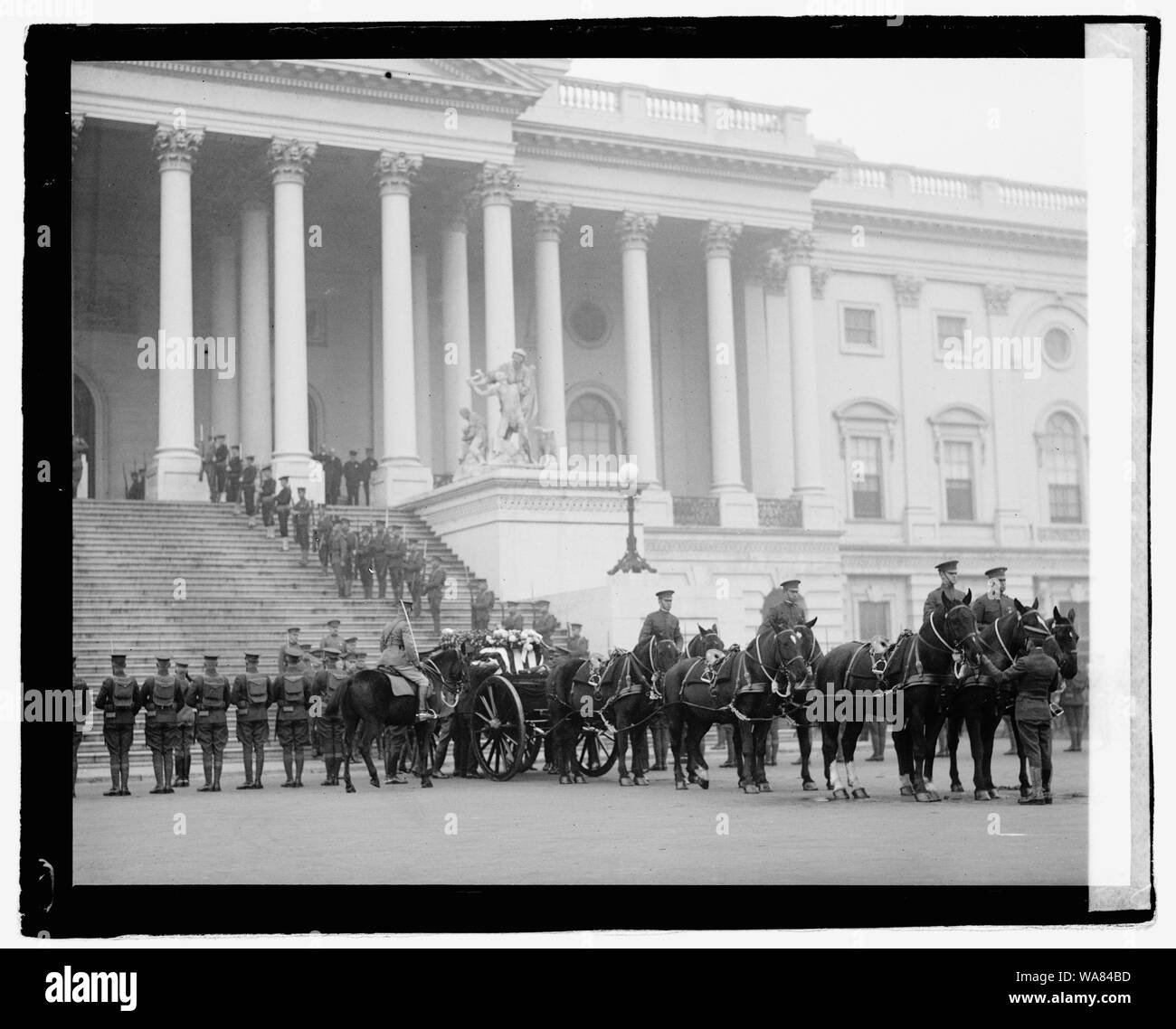 La sepoltura di un soldato sconosciuto Foto Stock