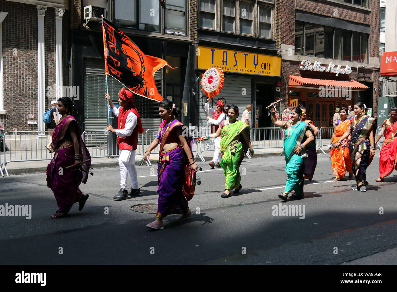 Indian Day Parade, New York, Stati Uniti d'America Foto Stock