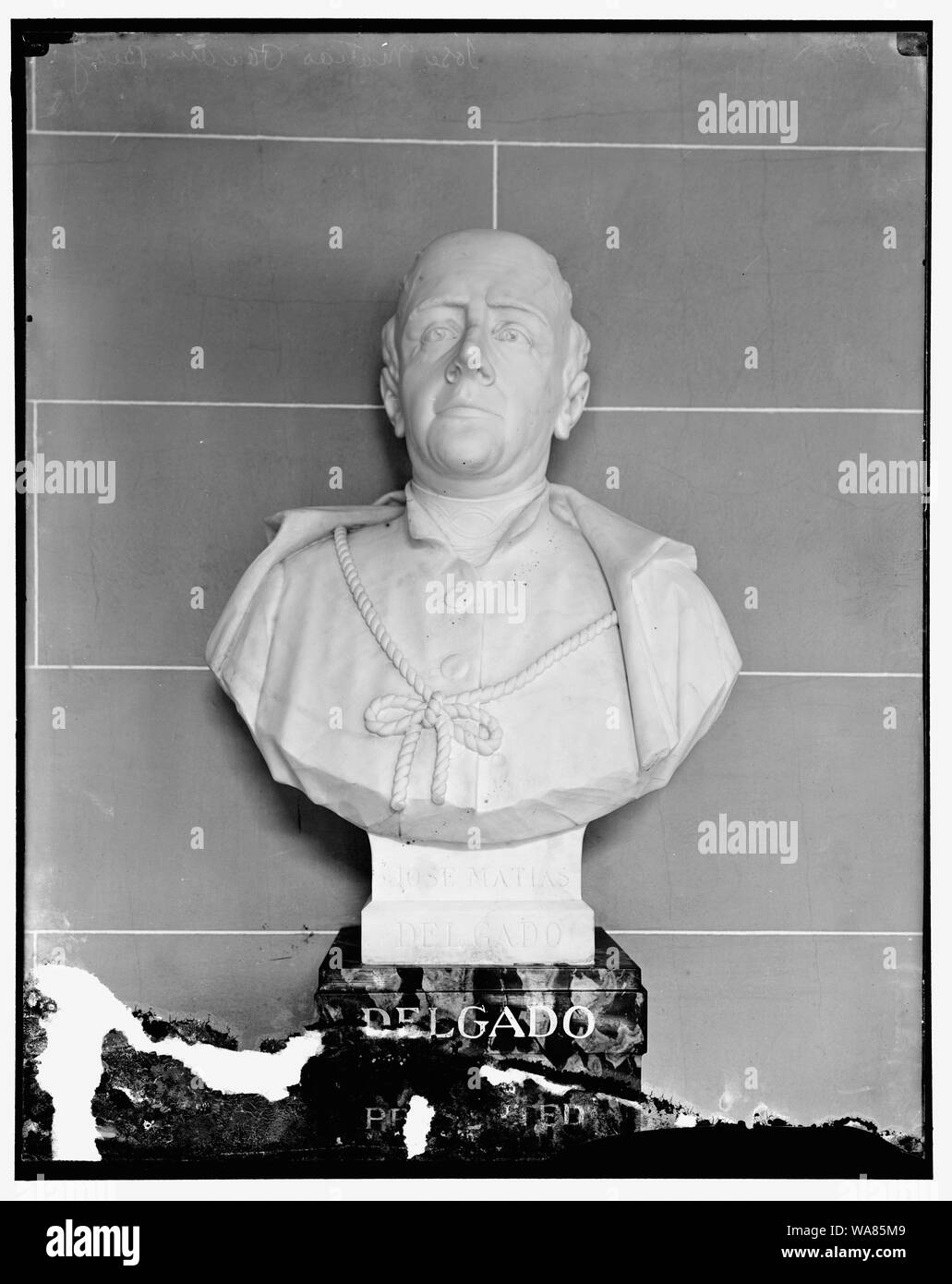 Busto statua di Jose Matias Foto Stock