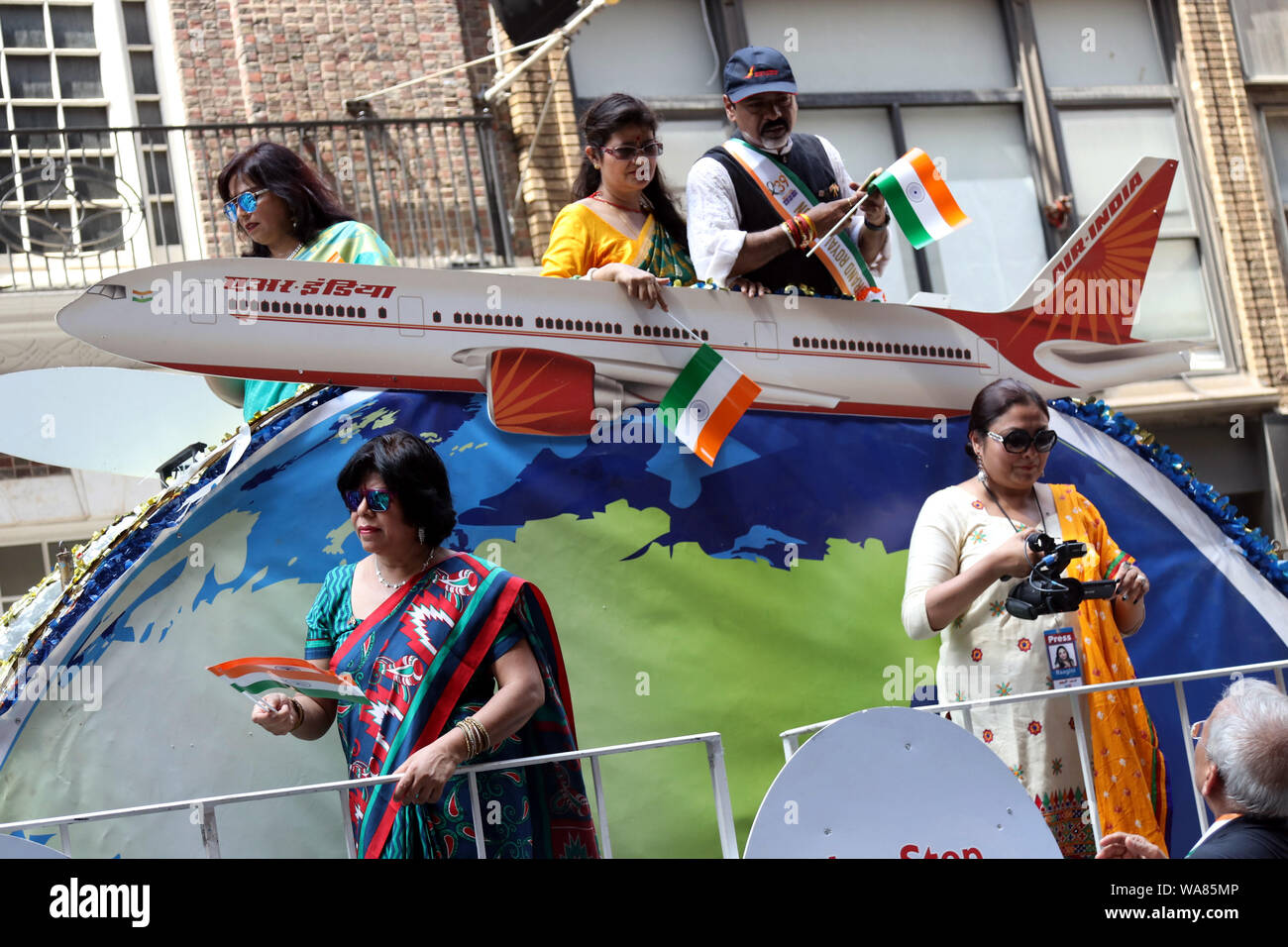 Indian Day Parade, New York, Stati Uniti d'America Foto Stock