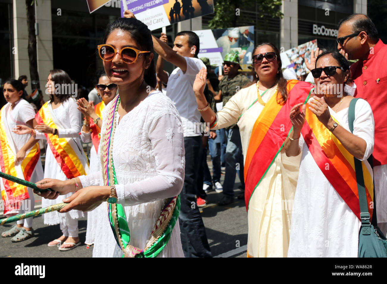 Indian Day Parade, New York, Stati Uniti d'America Foto Stock