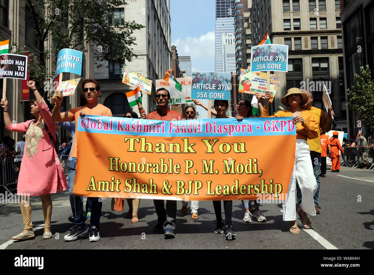 Indian Day Parade, New York, Stati Uniti d'America Foto Stock