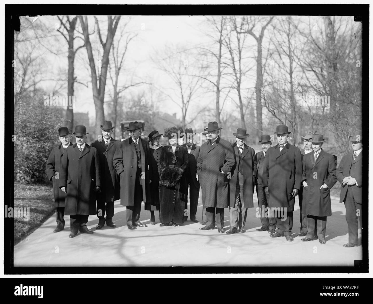 CALIFORNIANS alla Casa Bianca: Daniels, Giuseppe Flavio, segretario della Marina, 1913-1921; OPERE, John downey, U.S.S., CA, 1911-1917 Foto Stock