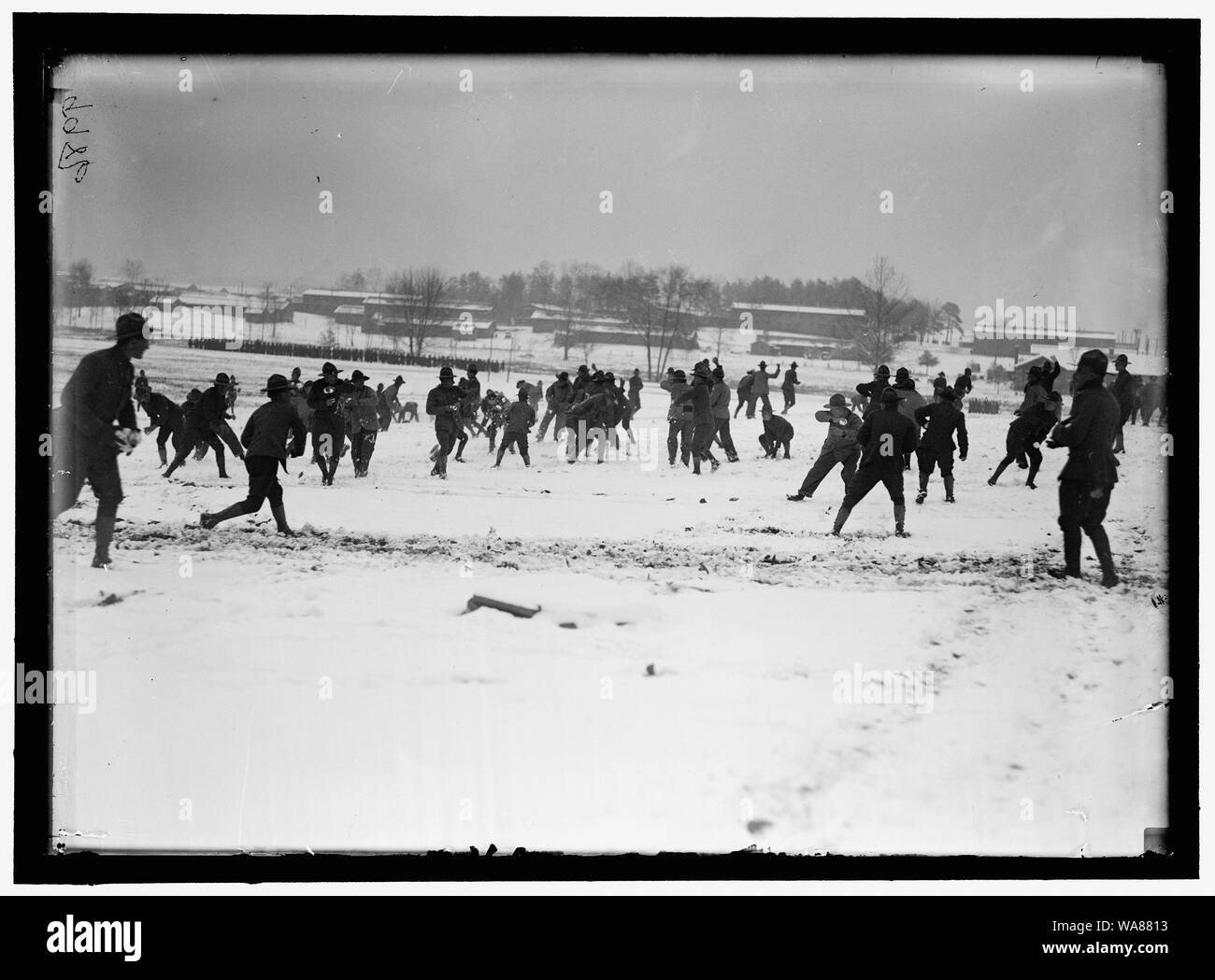 CAMP MEADE, Maryland. Paesaggi invernali Foto Stock