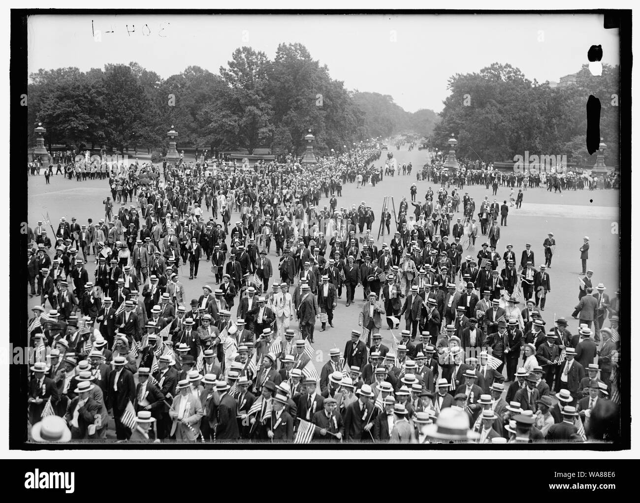 CAPITOL, U.S. I visitatori, ecc. "Bagna" dimostrazione Foto Stock