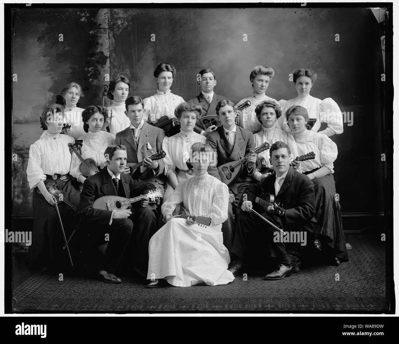CENTRAL HIGH SCHOOL. ORCHESTRA Foto Stock