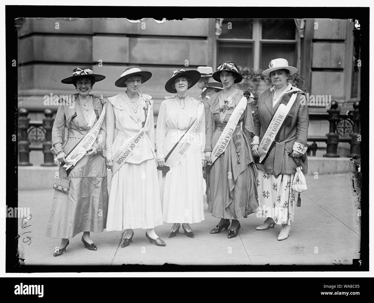 REUNION confederati. Cameriera e matrone di onore da Memphis Foto Stock