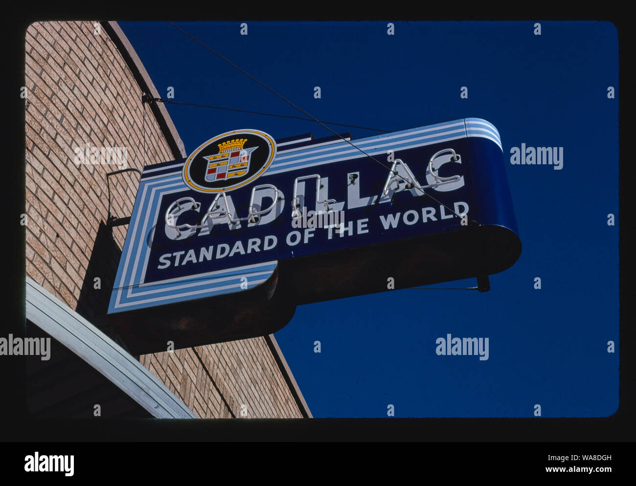 Cadillac segno, Fayetteville, Arkansas Foto Stock