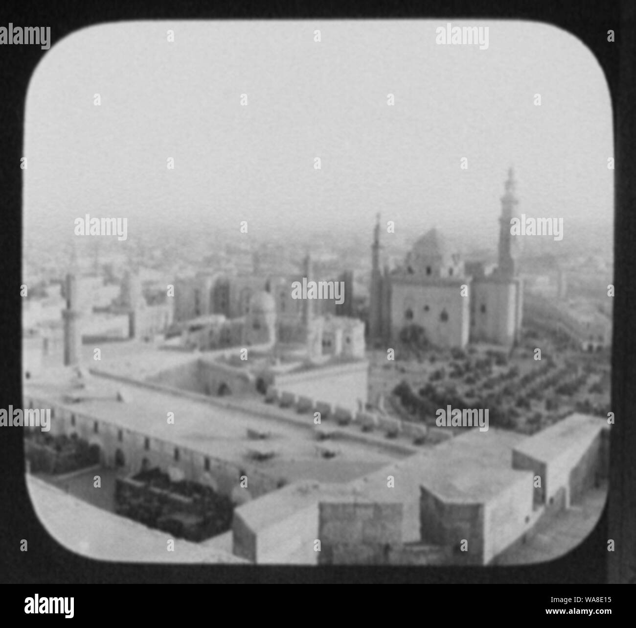 Il Cairo - panorama dalla cittadella - metà sinistra Foto Stock