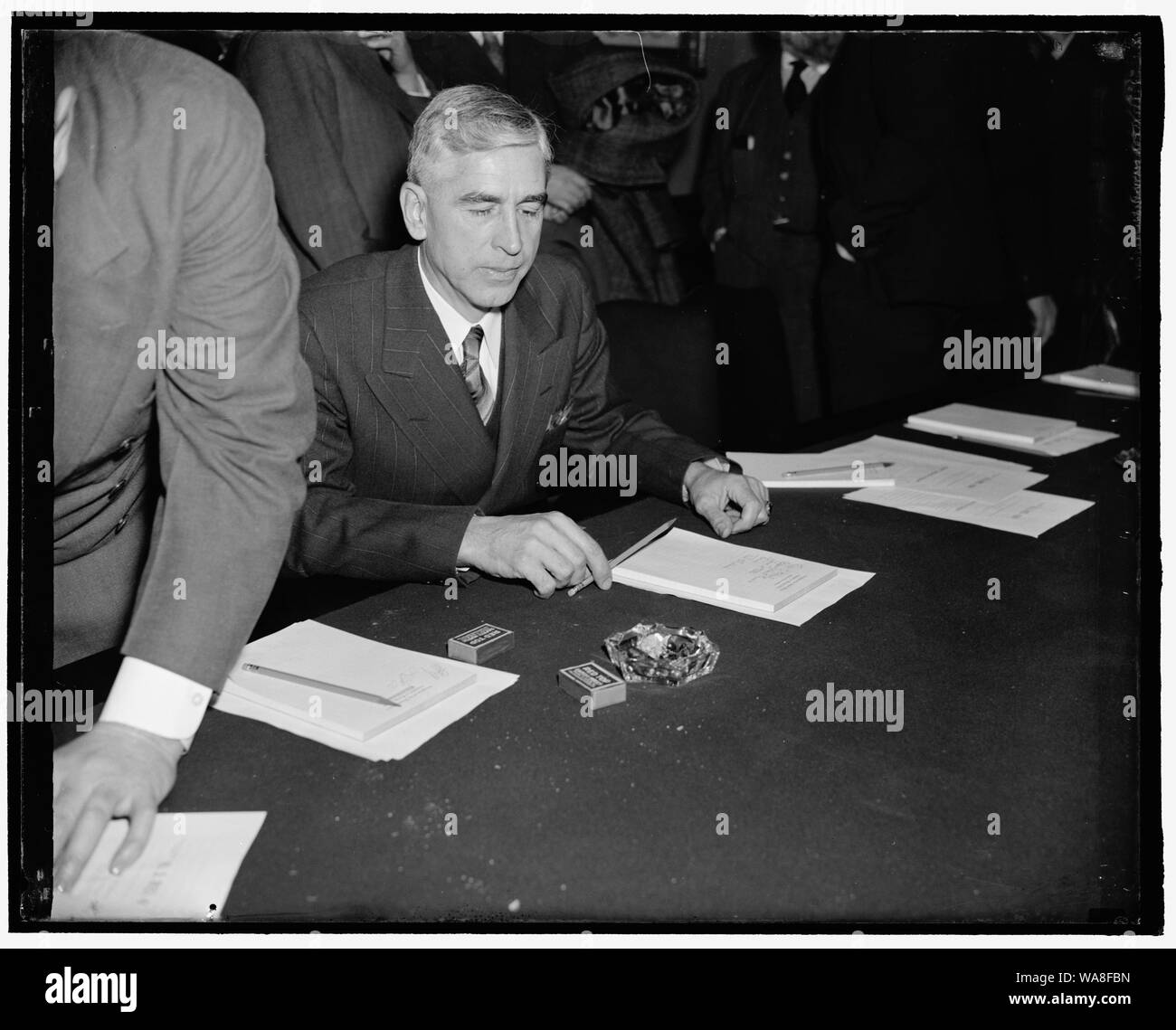 California rep. Washigton D.C., 2 marzo. Una nuova immagine informale di sost. Ed V. Izac democratici dalla California, 3-2- 40 Foto Stock