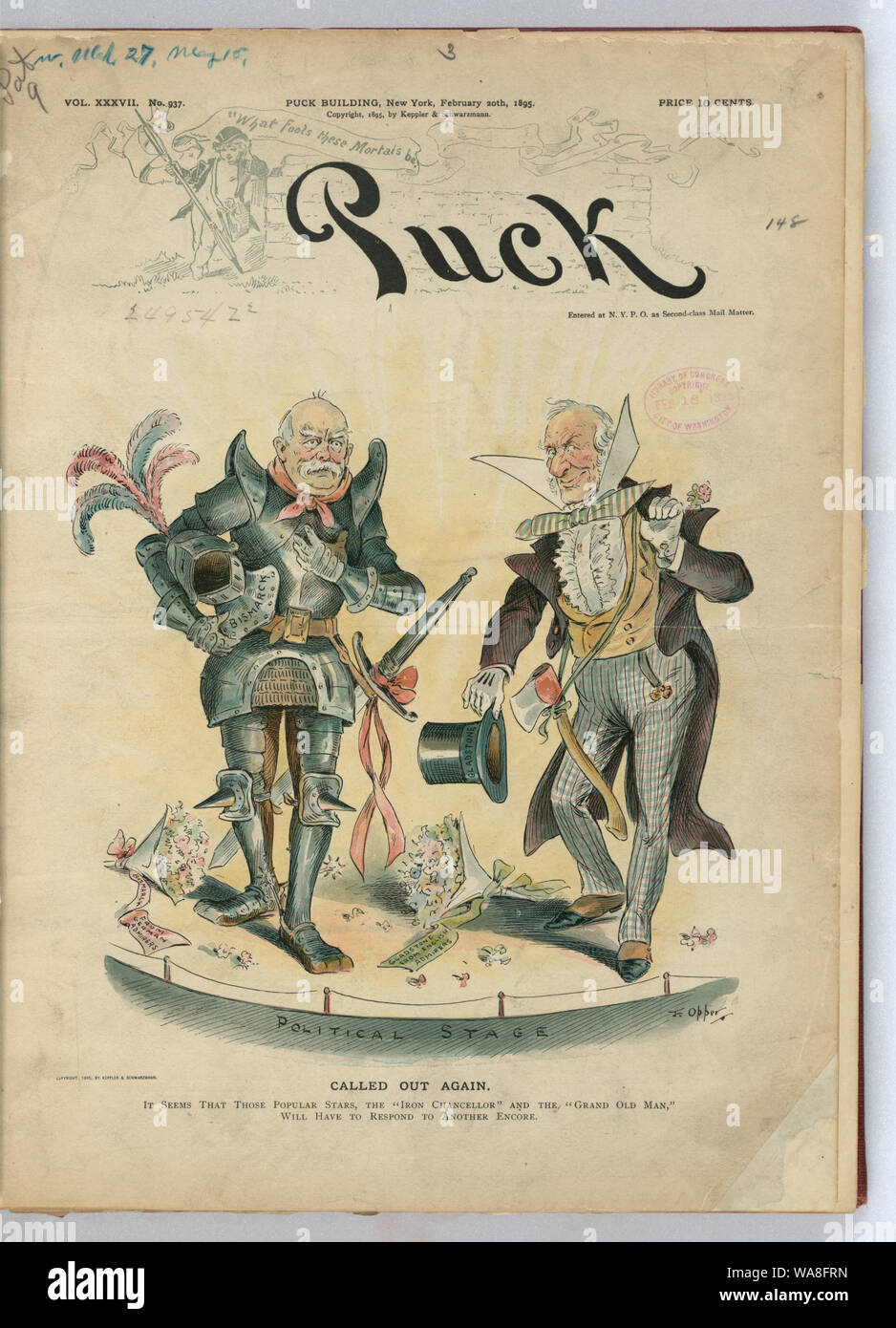 Chiamato di nuovo fuori / F. Opper. Foto Stock