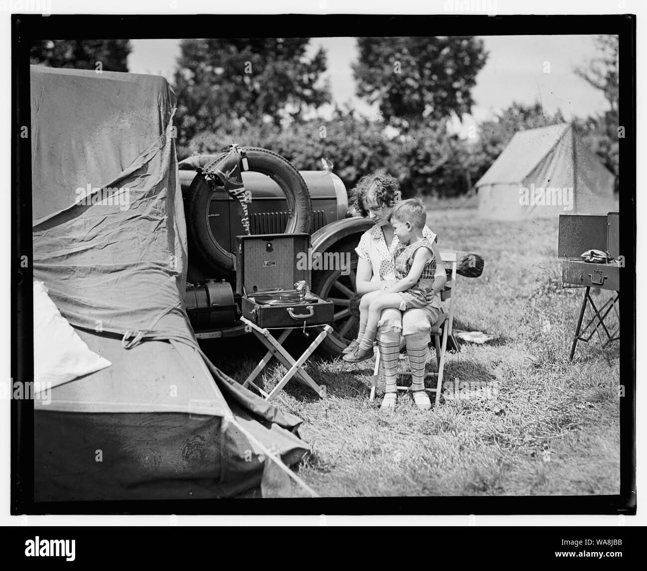 Campeggio Foto Stock