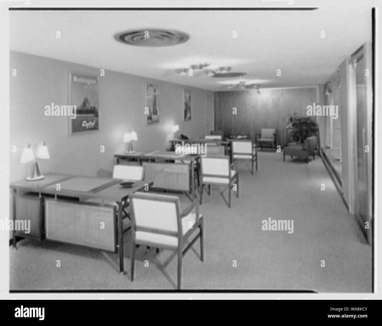 Capitale Air Lines, 595 5th Avenue, New York. Foto Stock