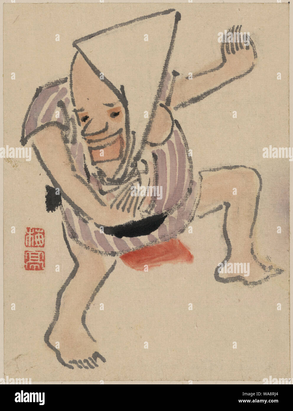 La caricatura di un ballerino Foto Stock