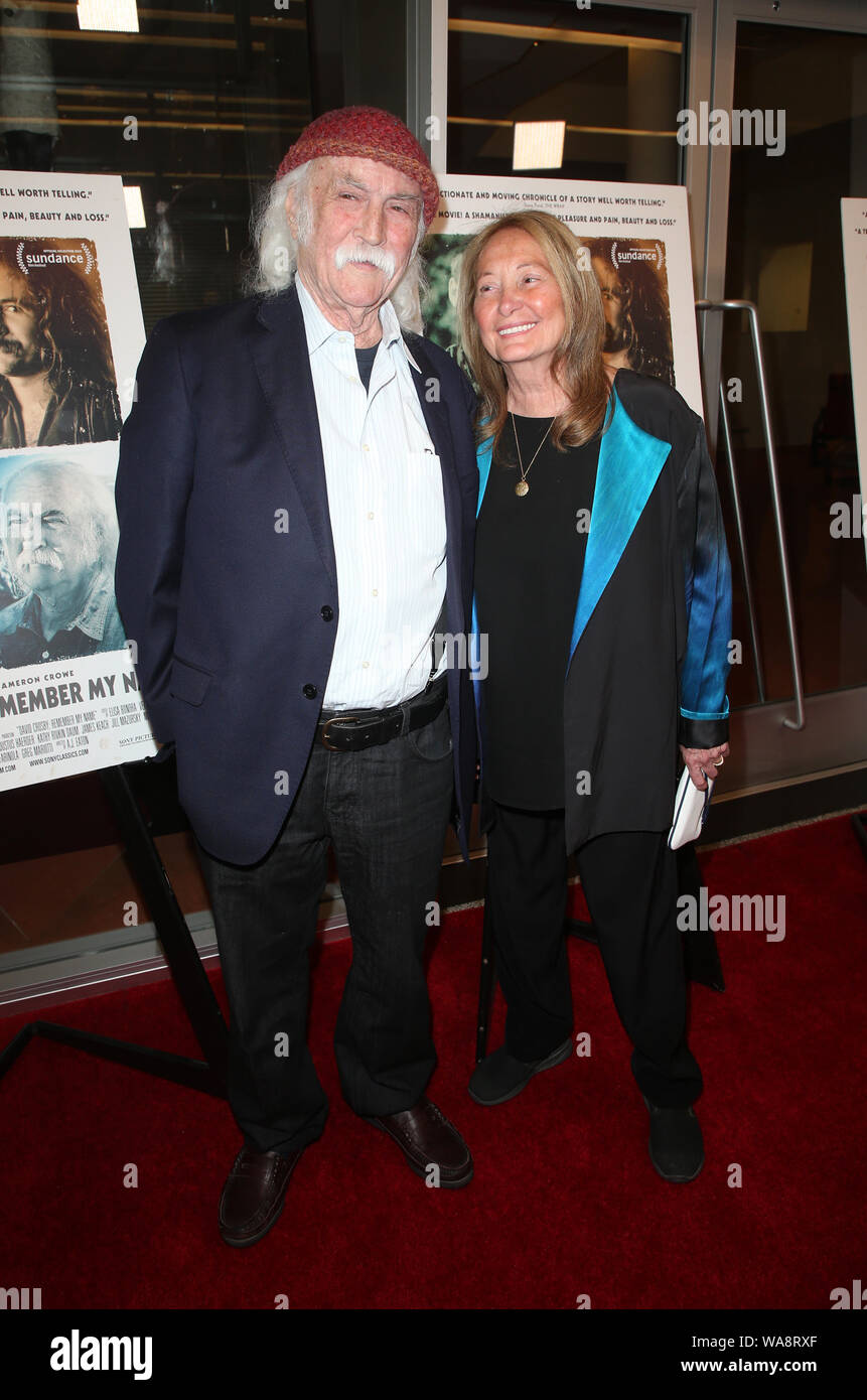 Premiere di Sony Pictures Classic's 'David Crosby: ricordare il mio nome' dotata di: David Crosby, Jan Dance dove: Los Angeles, California, Stati Uniti quando: 19 lug 2019 Credit: FayesVision/WENN.com Foto Stock
