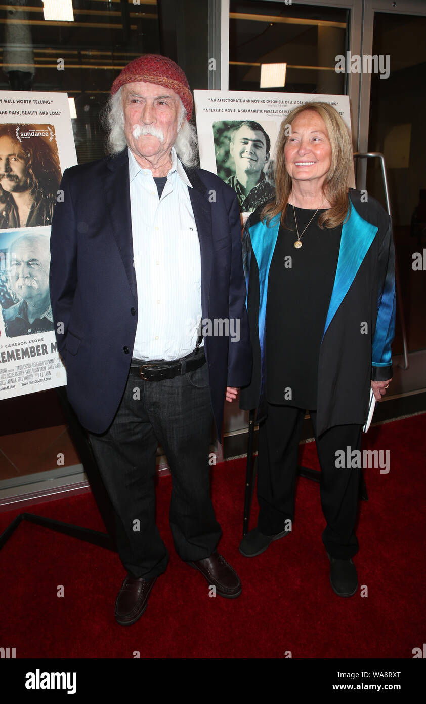 Premiere di Sony Pictures Classic's 'David Crosby: ricordare il mio nome' dotata di: David Crosby, Jan Dance dove: Los Angeles, California, Stati Uniti quando: 19 lug 2019 Credit: FayesVision/WENN.com Foto Stock