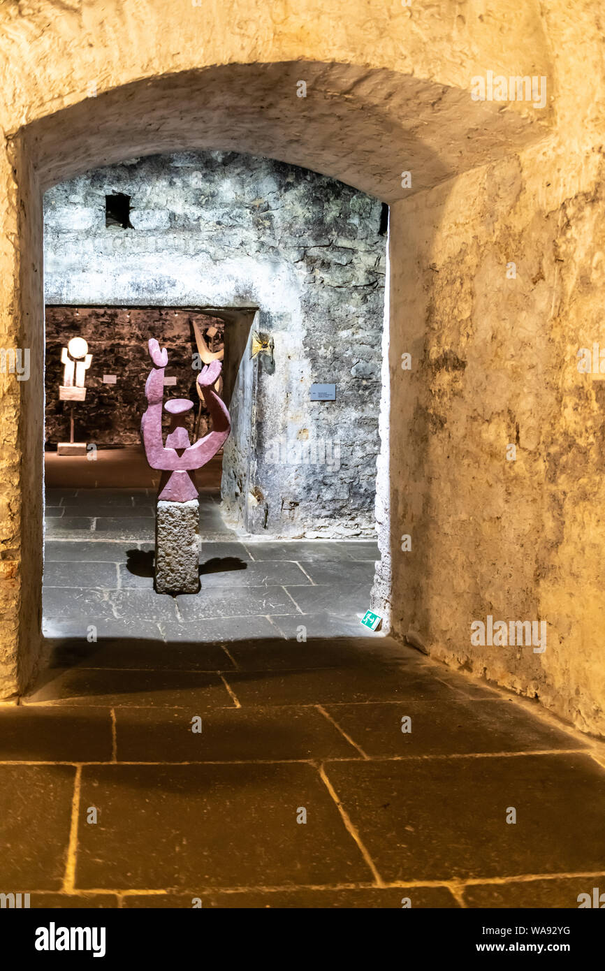 Litomysl cantina del castello e arte underground in Litomysyl, Repubblica Ceca Foto Stock