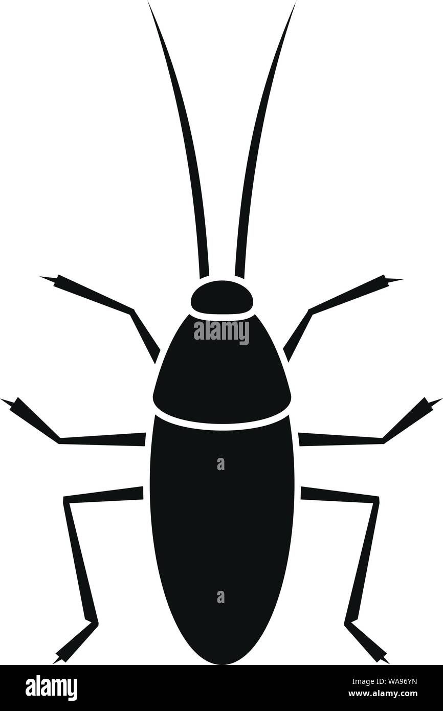 Scarafaggio icona. Semplice illustrazione del scarafaggio icona vettoriali per il web design isolato su sfondo bianco Illustrazione Vettoriale