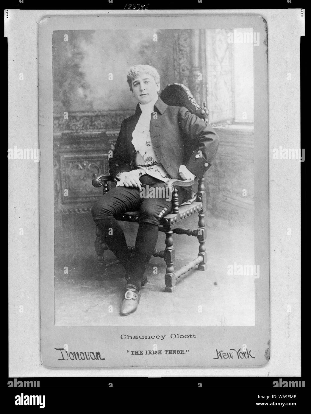 Olcott Elena, il tenore irlandese Foto Stock