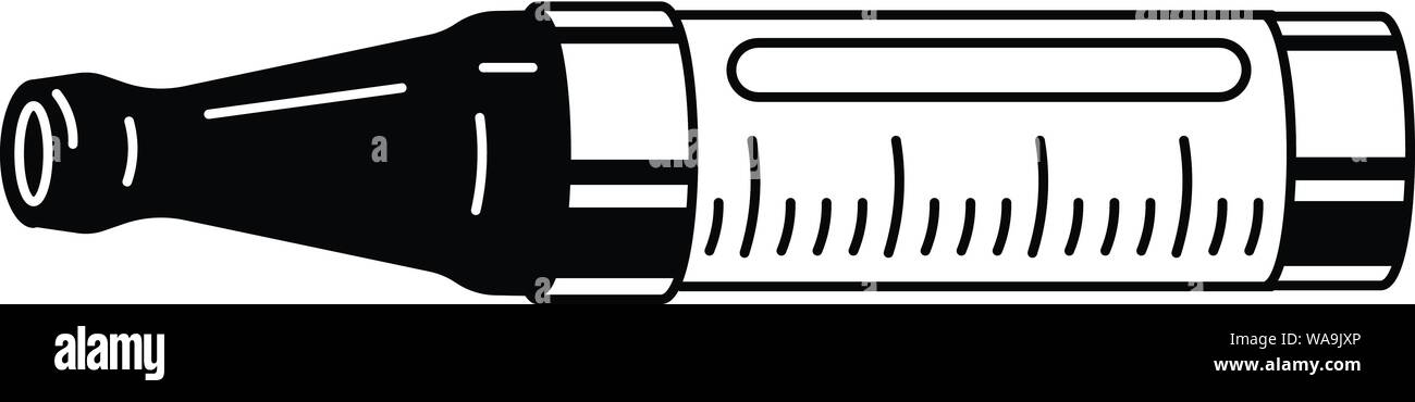 Cartuccia di sigaretta, icona di stile semplice Illustrazione Vettoriale