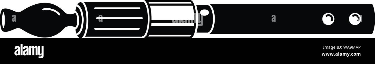 Moderno sigaretta elettronica, l'icona di stile semplice Illustrazione Vettoriale