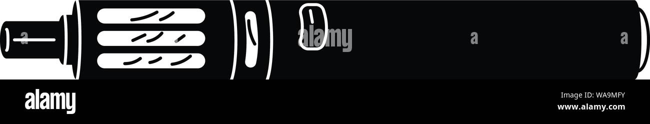 Metallo sigaretta elettrica icona, stile semplice Illustrazione Vettoriale