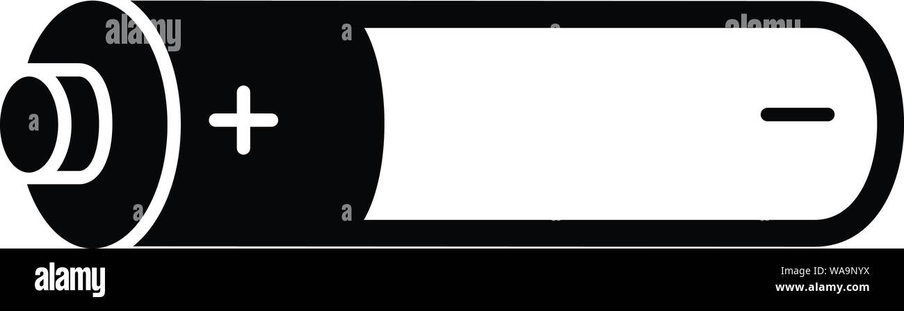 Sigaretta elettronica icona della batteria, stile semplice Illustrazione Vettoriale