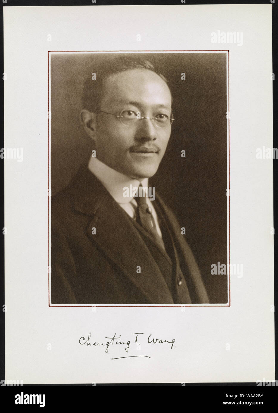 Diplomatico cinese Chengting T. Wang Foto Stock