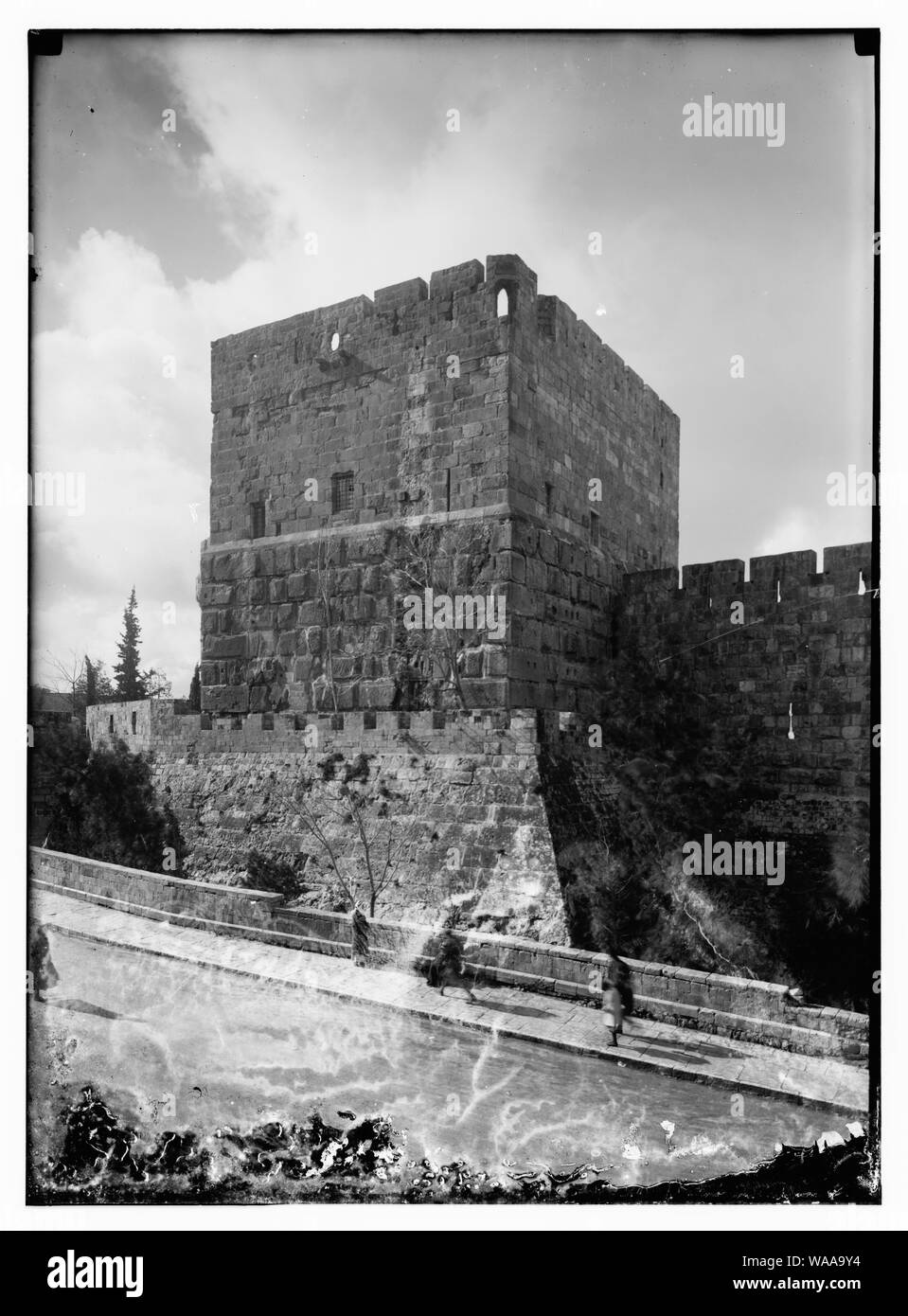 Cittadella e torre di Davide Foto Stock
