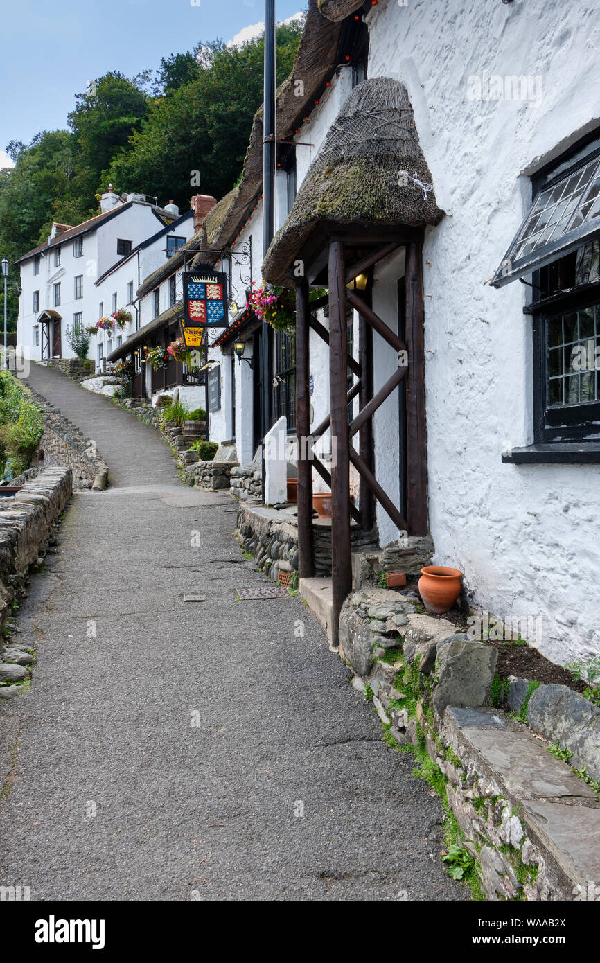 Mars Hill, Lynmouth, Devon Foto Stock
