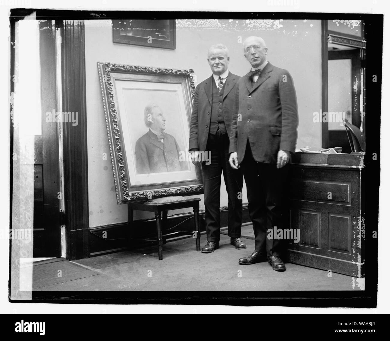 Server civile Tony Strong, Mathew F. Hollorain, & Jno. T. Doyle, 3/7/23 Foto Stock
