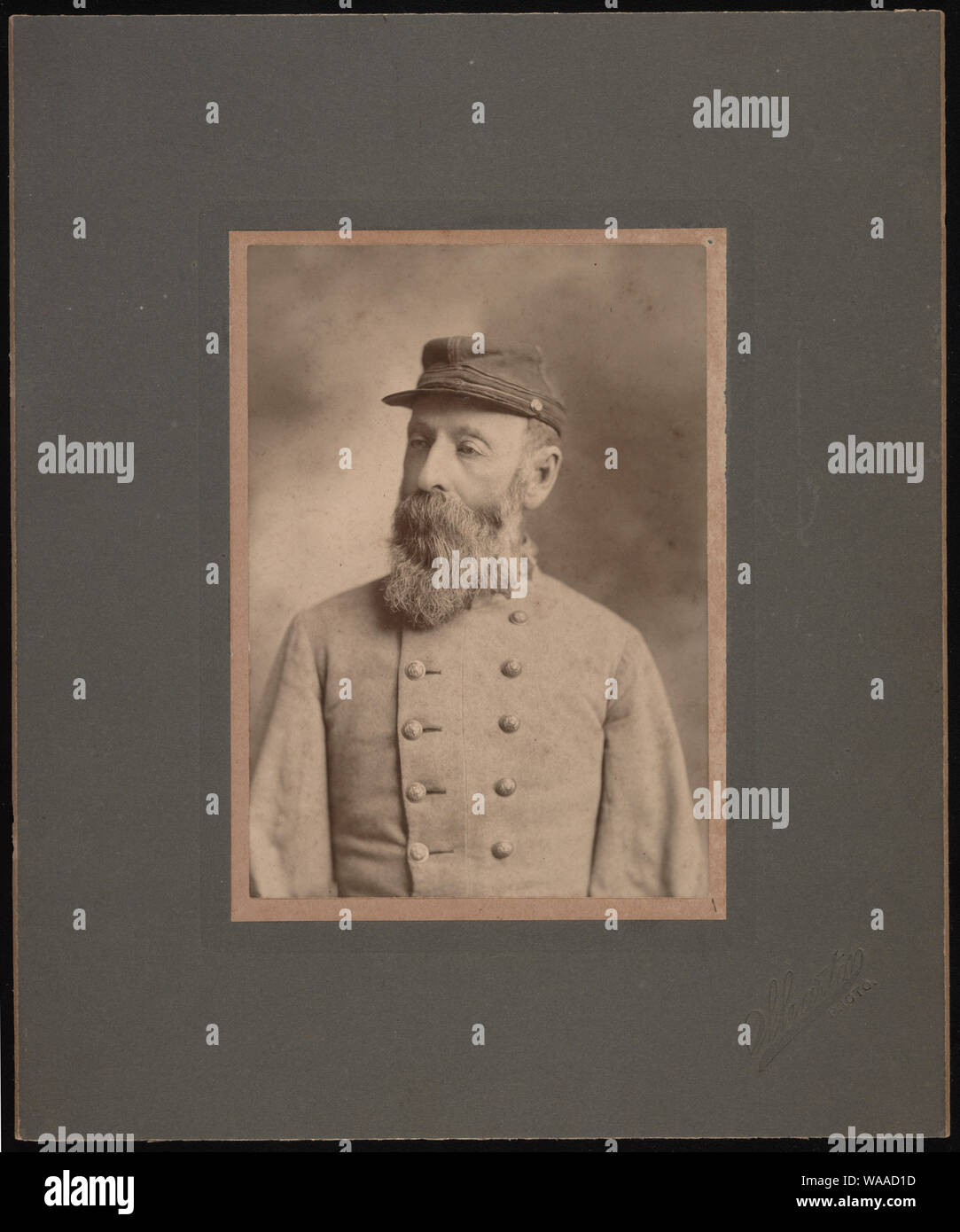 La guerra civile veterano John Randolph Lane] / Wharton foto Foto Stock