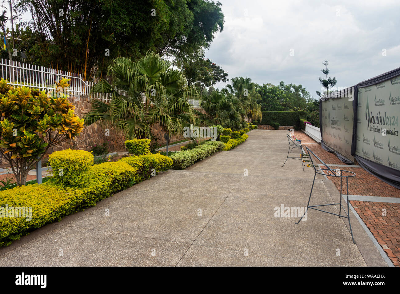 Kigali Genocide Memorial Centre dove i resti di oltre 250.000 vittime del 1994 Genocidio Ruandese sono interrati - Kigali, Ruanda, Africa orientale Foto Stock