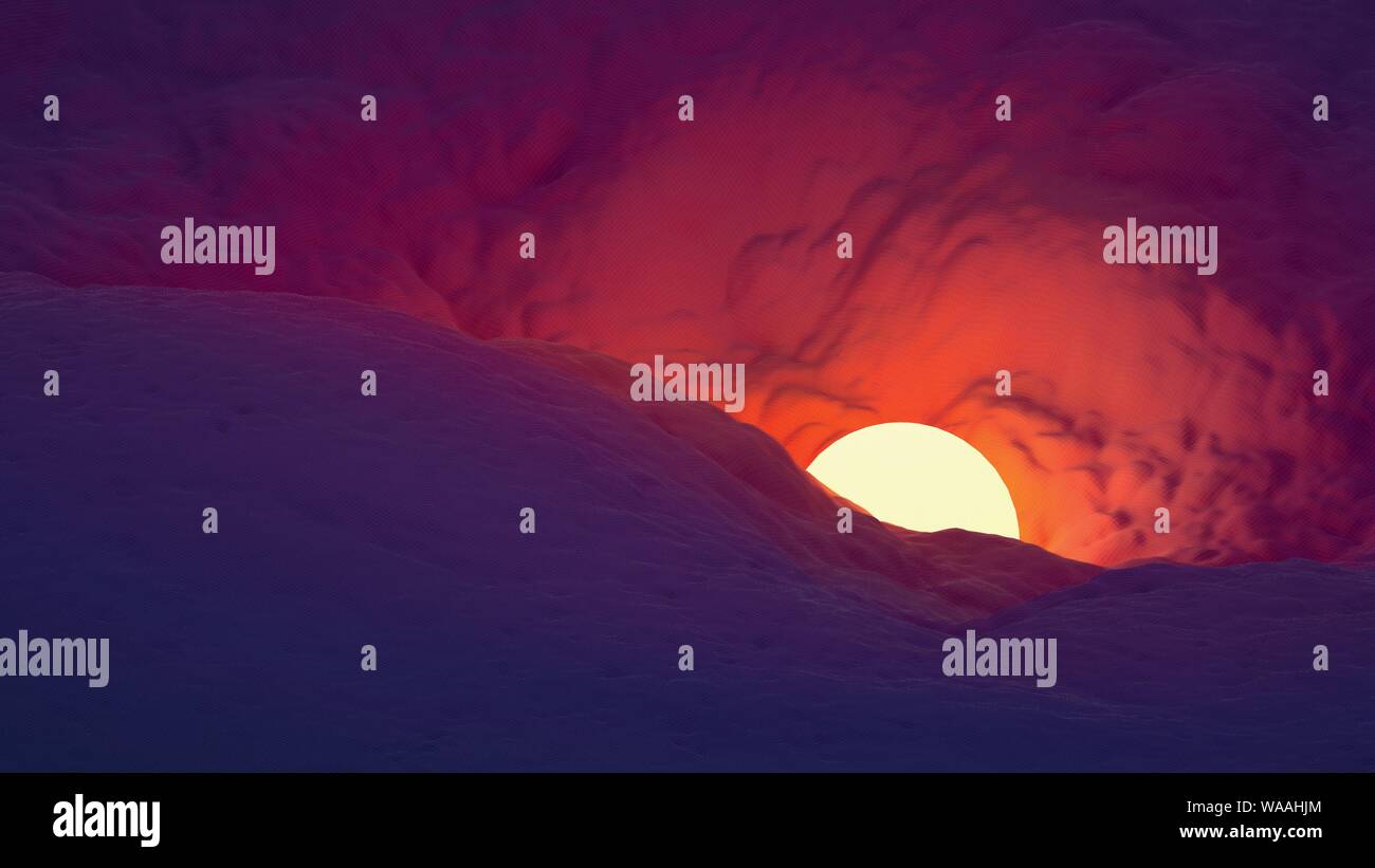 Fondale paesaggio con mare. Illustrazione vettoriale per la progettazione. Illustrazione Vettoriale