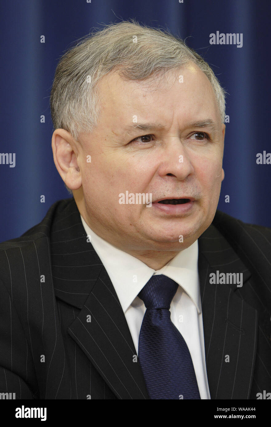 Jaroslaw Kaczynski Foto Stock