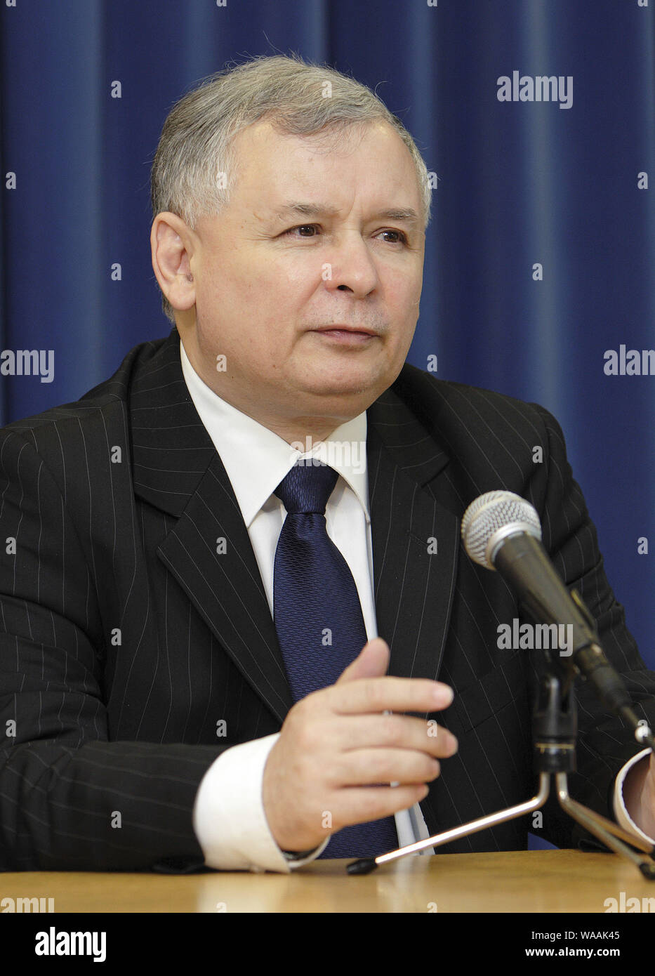 Jaroslaw Kaczynski Foto Stock