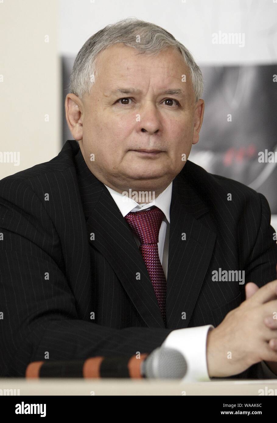 Jaroslaw Kaczynski Foto Stock