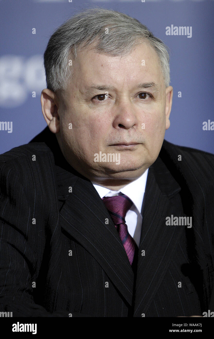 Jaroslaw Kaczynski Foto Stock