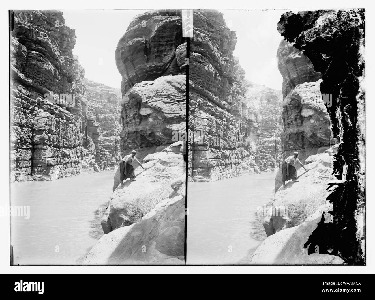 Scogliere del Mar Morto Foto Stock