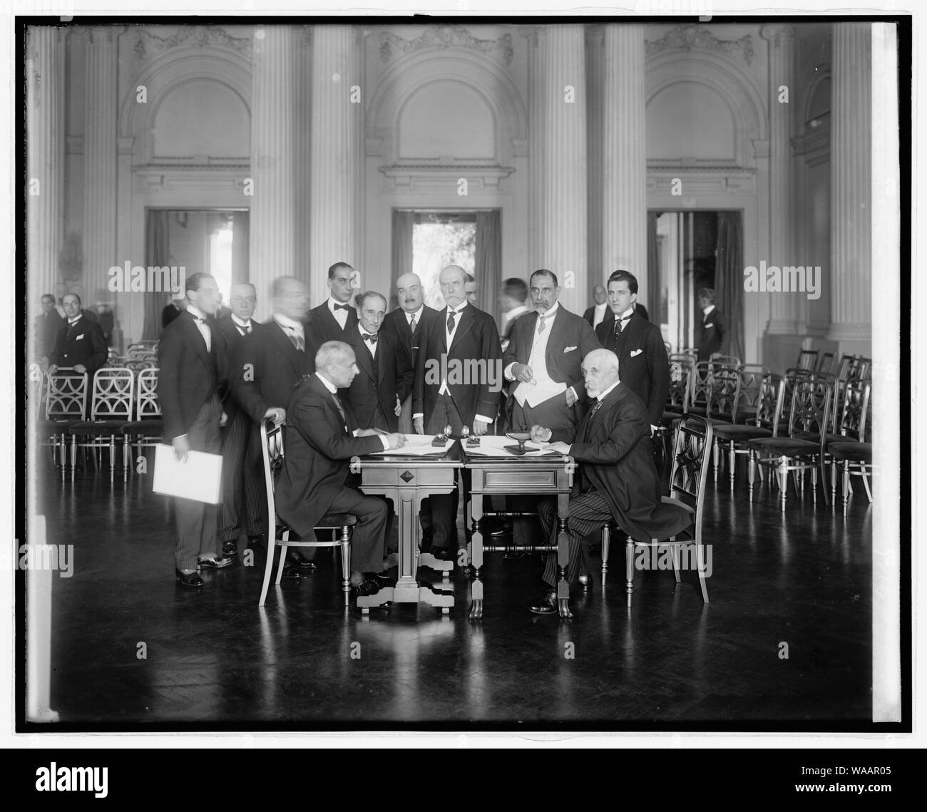 Chiusura conferenza Chile-Peruvian, 7/21/22 Foto Stock