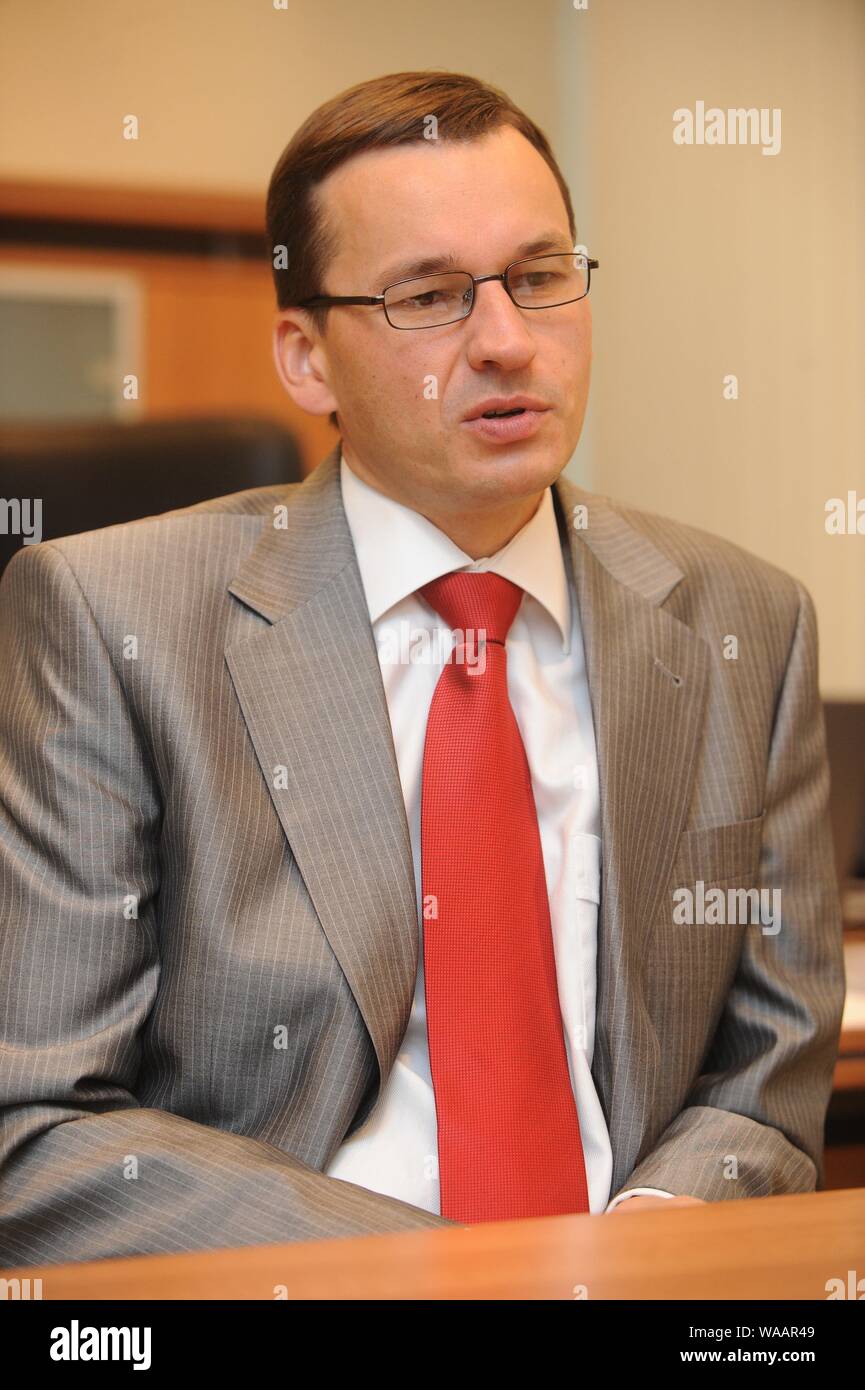 Mateusz Morawiecki Foto Stock