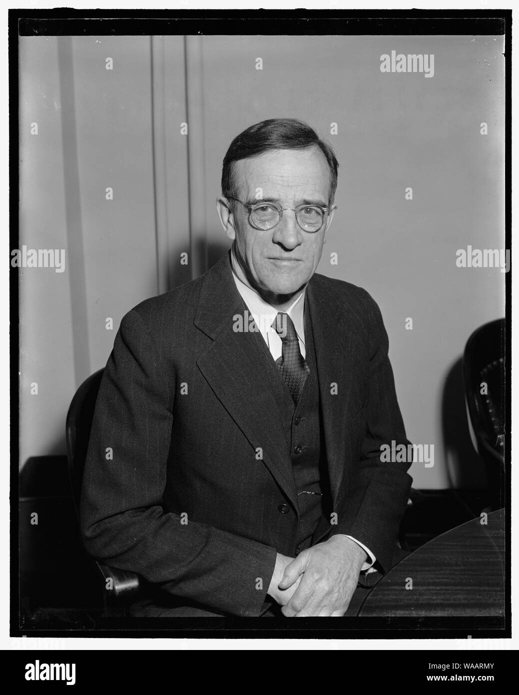 Clyde L. Seavey, il potere federale Comm. Foto Stock