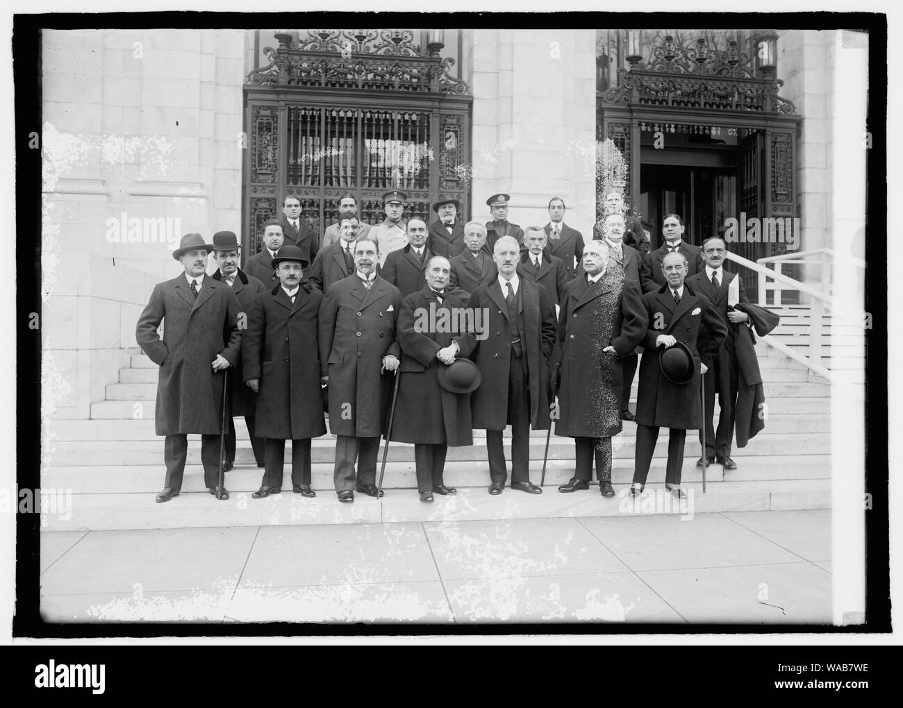Colby & gruppo di diplomatici, 12/3/20 Foto Stock
