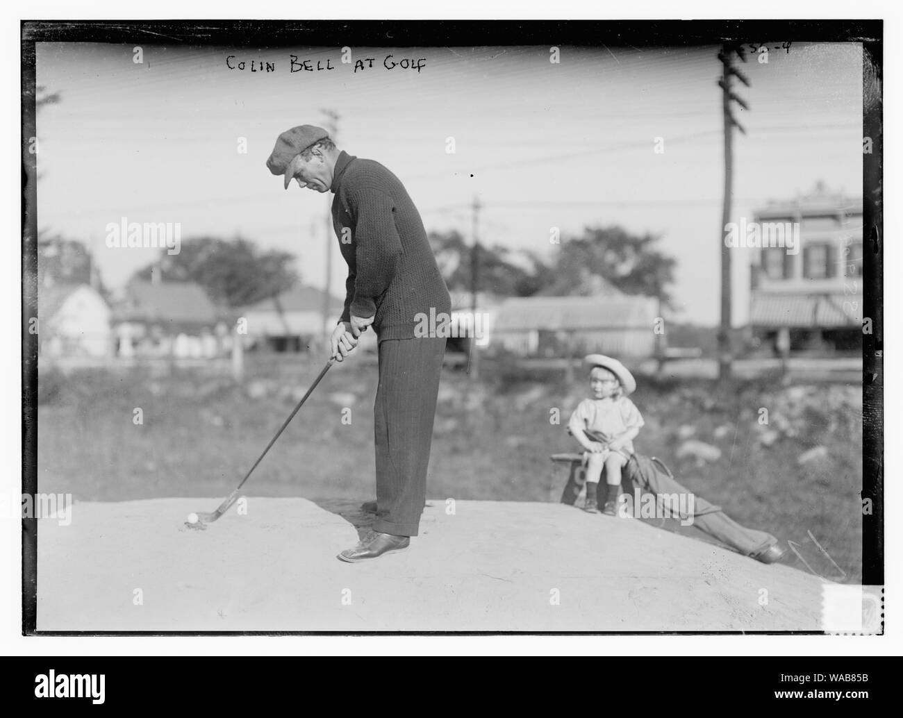 Colin Bell a Golf Foto Stock