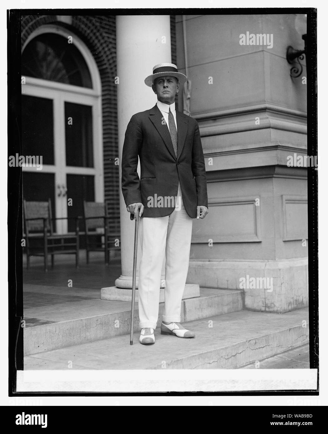 Il colonnello Augusto Villa, metà. Attache Italiano Emb., [8/25/25] Foto Stock