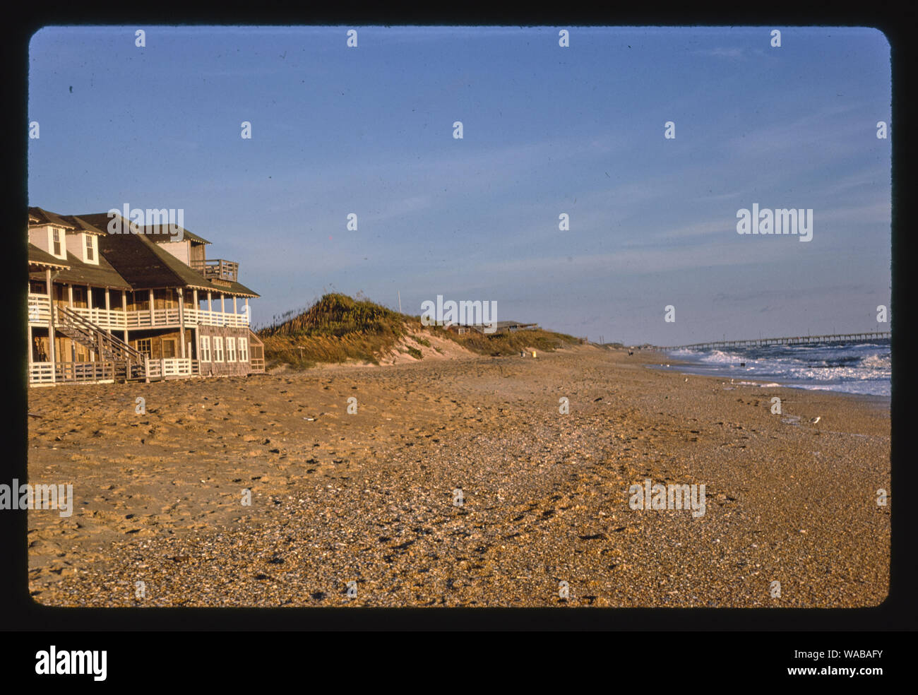 Spiaggia Colony Inn, nag Testa, Carolina del Nord Foto Stock