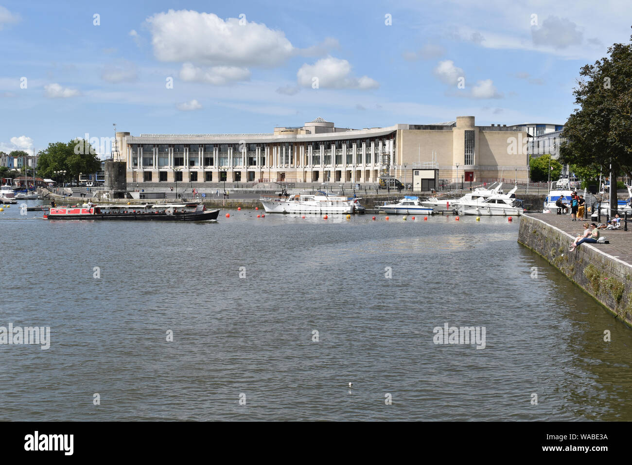 Dock di Bristol, Regno Unito Foto Stock